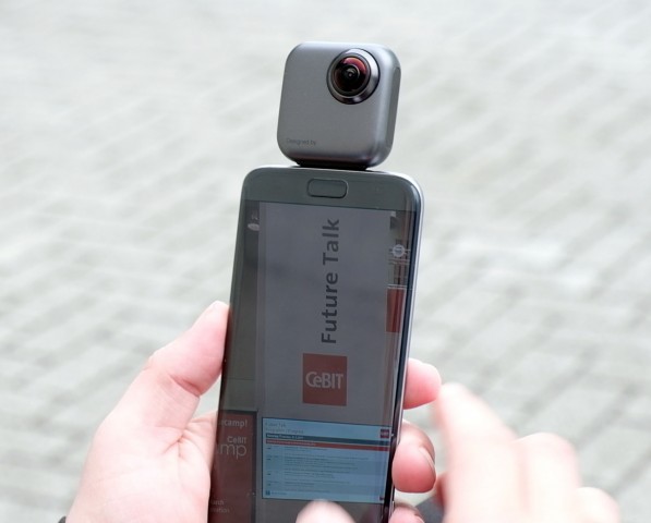 Yoho VR 360-Grad-Kamera (Foto: Michael Wieczorek/Golem.de)